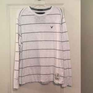 American Eagle Men’s long sleeve striped tee
